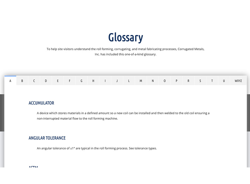 Asset Glossary